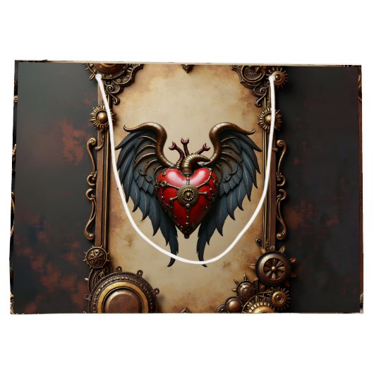 The pulsating heart of mechanics große geschenktüte (Rückseite)