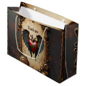 The pulsating heart of mechanics große geschenktüte (Vorderseite Schrägansicht)