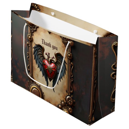 The pulsating heart of mechanics große geschenktüte (Vorderseite Schrägansicht)