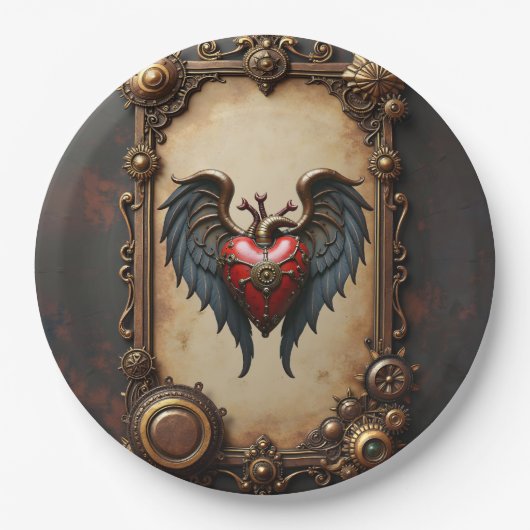 The pulsating heart of mechanics, pappteller (Vorderseite)