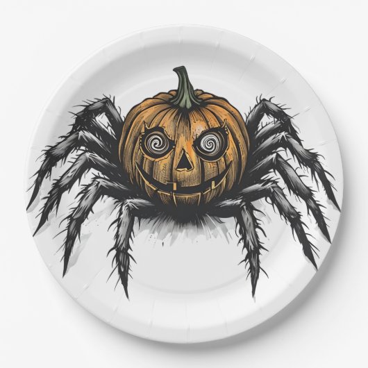 The Pumpkin-Headed Crawler Pappteller (Vorderseite)