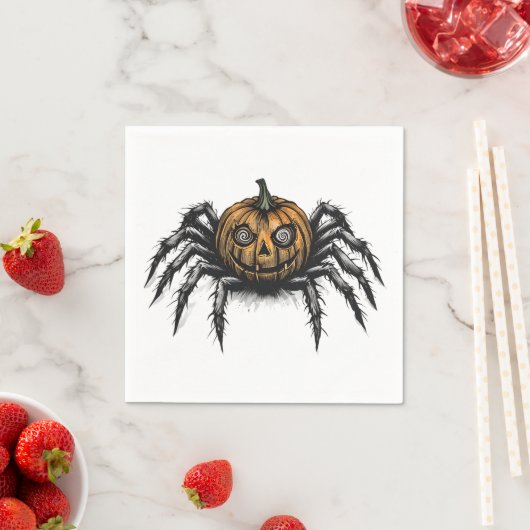 The Pumpkin-Headed Crawler Serviette (Beispiel)