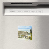 'The Punch Bowl and Lady' Magnet (In Situ (Geschirrspüler))