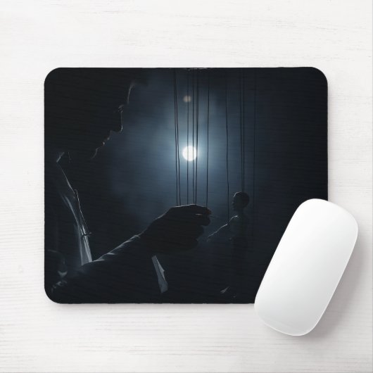 “The Puppet Surgeon” — Strings of Control Mousepad (Mit Mouse)