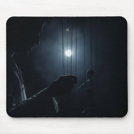 “The Puppet Surgeon” — Strings of Control Mousepad (Vorne)