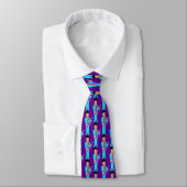 The Purple Pixie – Funk Legend Pattern Tie Krawatte (Gebunden)