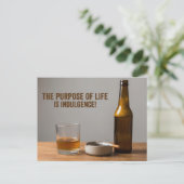 The Purpose of Life Postkarte (Stehend Vorderseite)