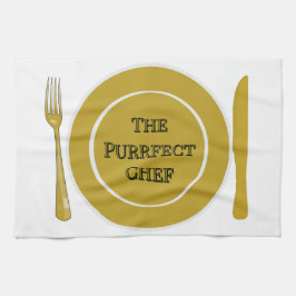 The Purrfect Chef- Funny Kitchen Towels Geschirrtuch