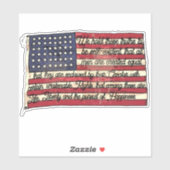 THE PURSUIT OF HAPPINESS AUFKLEBER (Blatt)