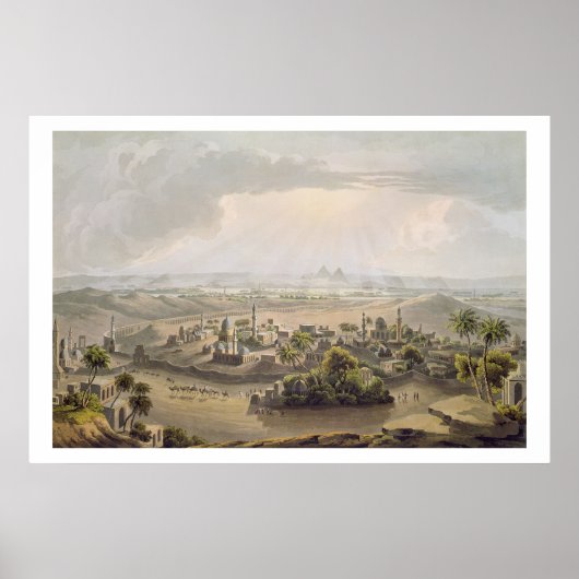 The Pyramids at Cairo, engraved by Daniel Havell ( Poster (Vorne)