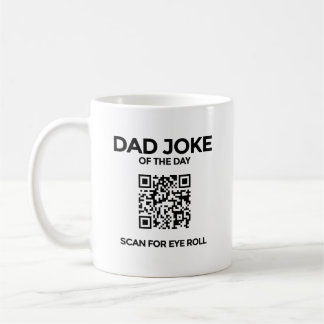 The QR Vater Joke Tasse - White