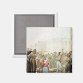 The Quai d'Ecole, Paris, 1831 Magnet (Vorderseite/Rückseite)