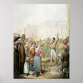 The Quai d'Ecole, Paris, 1831 Poster (Vorne)