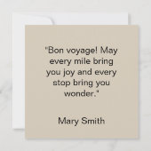 The Quarters Design 01  - Flat Card (Rückseite)