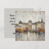 The Quarters Design 03 - Flat Card (Vorne/Hinten)