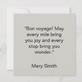 The Quarters Design 03 - Flat Card (Rückseite)