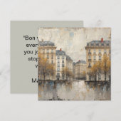 The Quarters Design 03 - Flat Card (Vorne/Hinten)