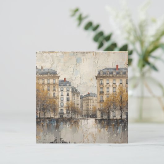 The Quarters Design 03 - Flat Card (Stehend Vorderseite)