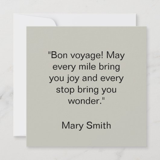 The Quarters Design 03 - Flat Card (Rückseite)