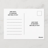 The Quarters Design 03 Postkarte (Rückseite)