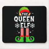 The Queen Elf Christmas Family Matching Pajamas Qu Mousepad (Vorne)