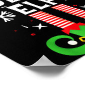 The Queen Elf Christmas Family Matching Pajamas Qu Poster (Ecke)