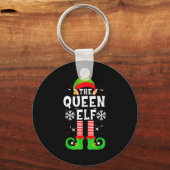 The Queen Elf Christmas Family Matching Pajamas Qu Schlüsselanhänger (Vorderseite)