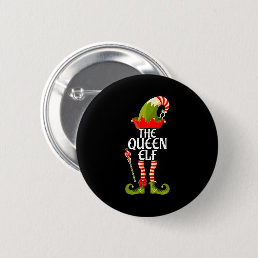 The Queen Elf Family Matching Christmas 2023 Button (Vorne & Hinten)