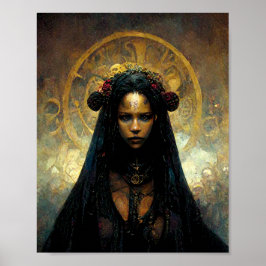 The Queen Fantasy Scifi Art Poster