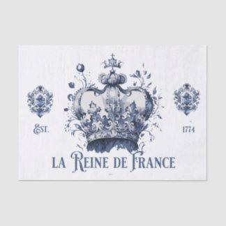 The Queen of France Tissue Paper Seidenpapier