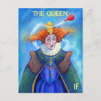 The Queen postcard by Mike Winterbauer Postkarte