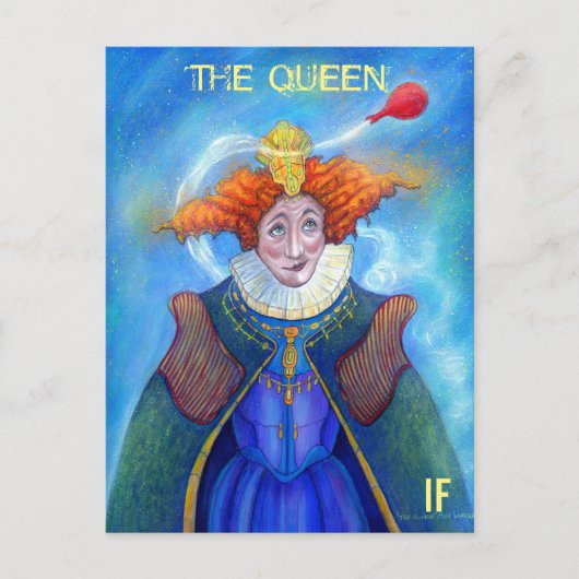 The Queen postcard by Mike Winterbauer Postkarte (Vorderseite)