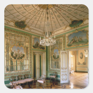 The Queen's Boudoir, 1774-86 Quadratischer Aufkleber