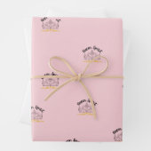 The Queen's Wrapping Paper - Flachblatt Set von 3 Geschenkpapier Set (Beispiel)
