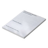 The "Quick Notes" Appointment & Questions Notizblock (Rotiert)
