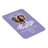 The Quiero Mucho Abuelita Con Foto Personalizada Magnet (Rechte Seite)