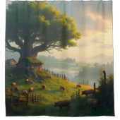 The Quiet Farm - Duschvorhang (Vorderseite)