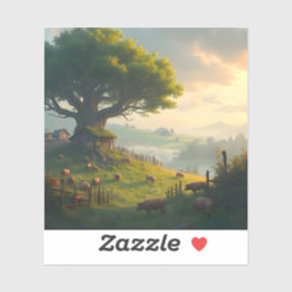 The Quiet Farm - Square Vinyl  Aufkleber