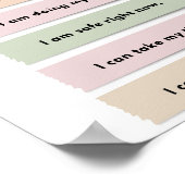 The Quiet Grove Calming Corner Affirmations Poster (Ecke)