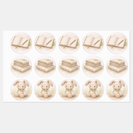 The Quiet Grove Grounding Tools Set One Etiketten (Blatt)