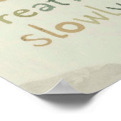 The Quiet Grove “I Can Breathe Slowly” Affirmation Poster (Ecke)