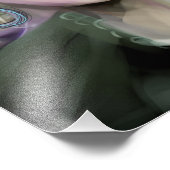 The Quiet Observer Expressive Feminine Portrait Fotodruck (Ecke)