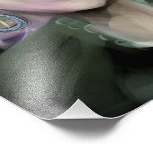 The Quiet Observer Expressive Feminine Portrait Fotodruck (Ecke)