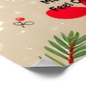 The Quiet of Christmas Morning Poster (Ecke)