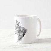 The Quiet Stretch – Silken Windhound Kaffeetasse (VorderseiteRechts)