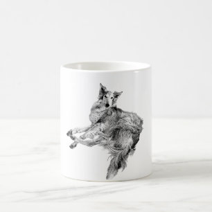 The Quiet Stretch – Silken Windhound Kaffeetasse