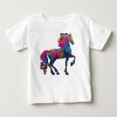 The Quilted Horse Baby T-shirt (Vorderseite)