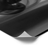 The Quintessential Cloud of Black Smoke on a Wall Poster (Ecke)