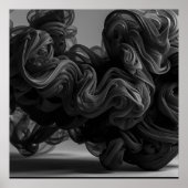 The Quintessential Cloud of Black Smoke on a Wall Poster (Vorne)