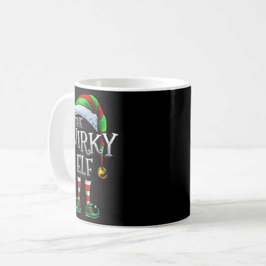 The Quirky Elf Shirt Matching Family Quirky Christ Kaffeetasse (Vorderseite Links)